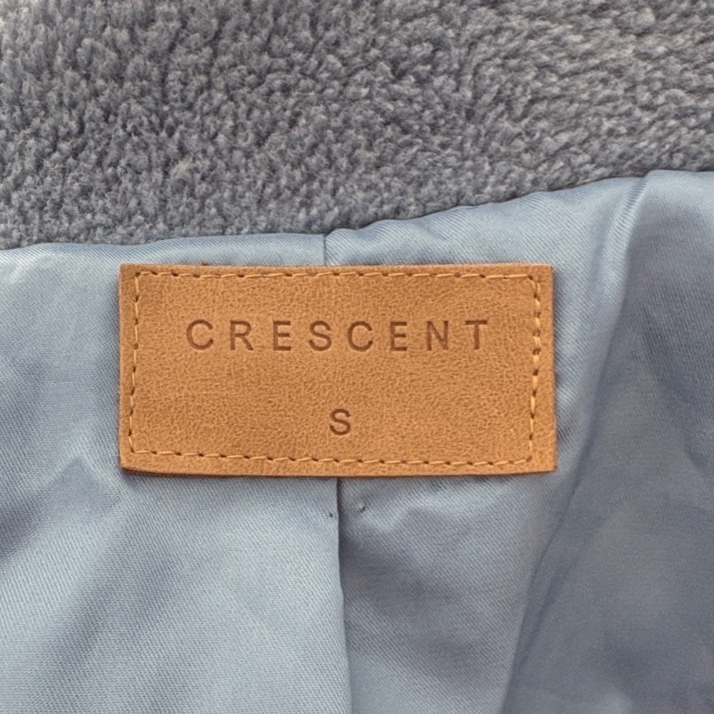 Crescent Women's Blue Teddy Coat - Picture 2 of 6